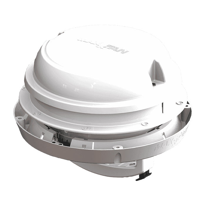 MaxxAir MaxxDome compacte dakventilator wit met LED