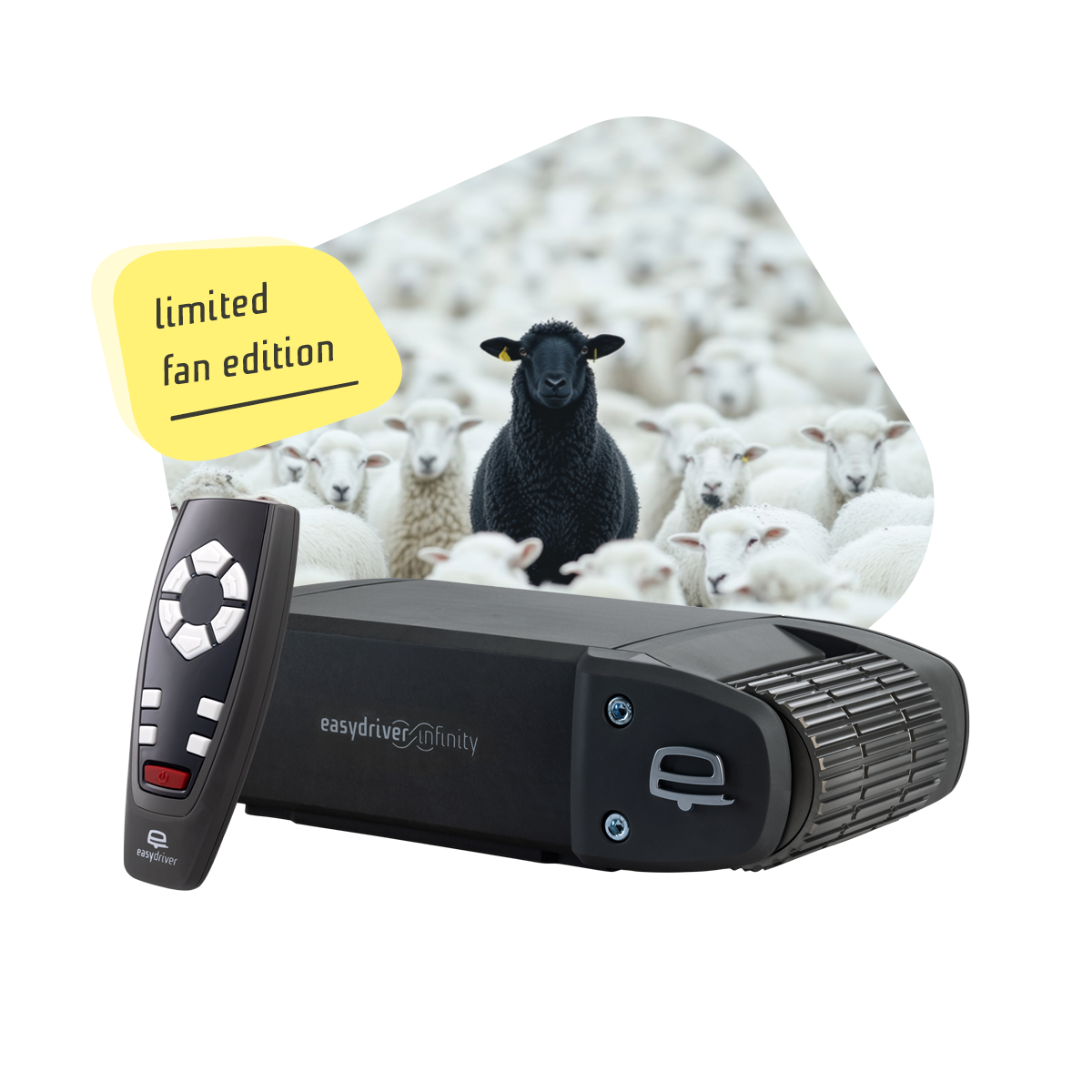 Reich easydriver infinity 2.5 Limited Fan Edition in zwart