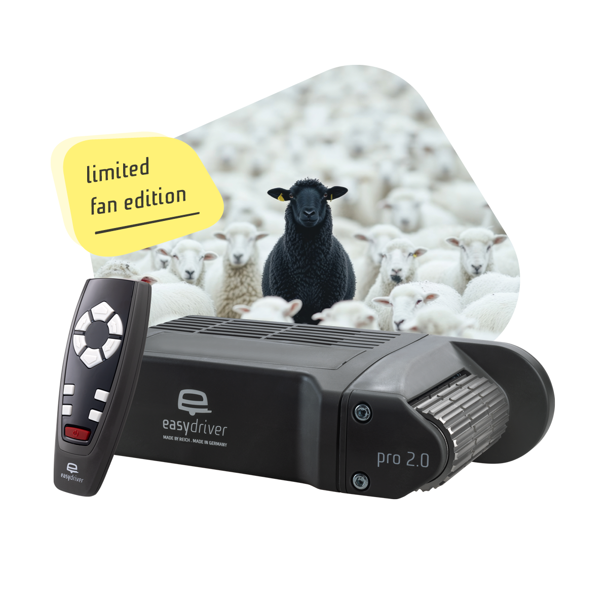 Reich easydriver pro 2.0 Limited Fan Edition in zwart