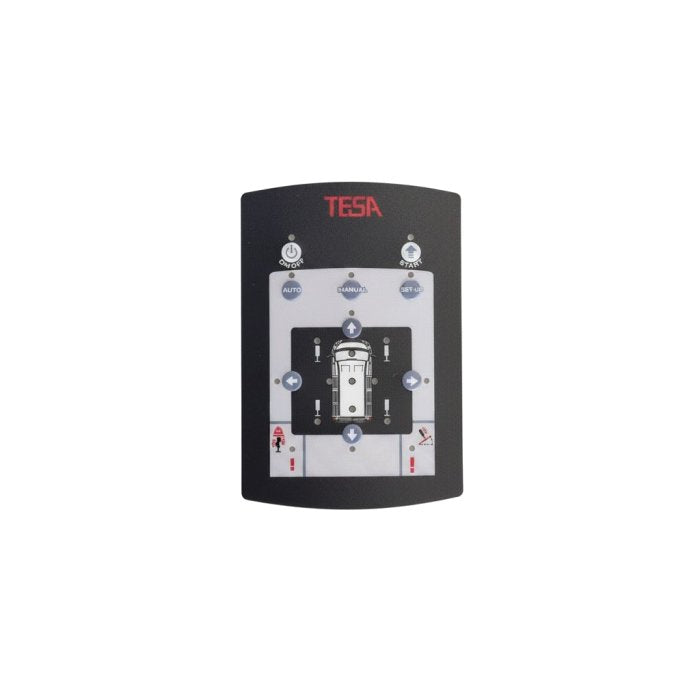 TESA Autolift Sticker bedieningspaneel zwart