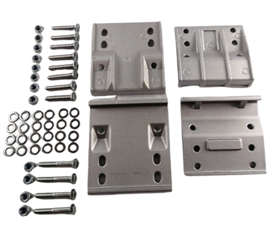 Enduro Aluminium montageplaten 2 stuks