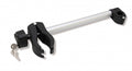 Framehouder afsluitbaar lang, t.b.v 25 mm en 30 mm U-beugel, aluminium