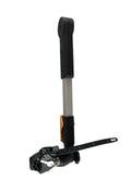 Framehouder arm incl. adapter met spanband, aluminium, links
