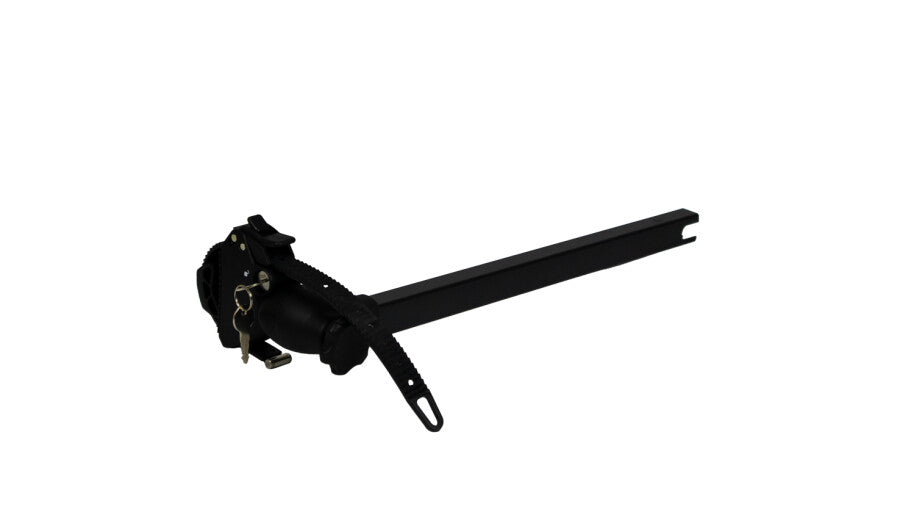 Framehouder arm met spanband, zwart