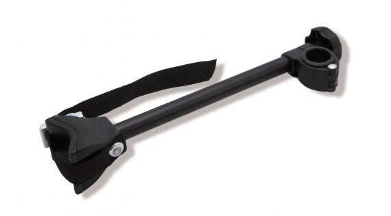 Framehouder spanband lang, t.b.v. 25 mm en 30 mm U-beugel, zwart