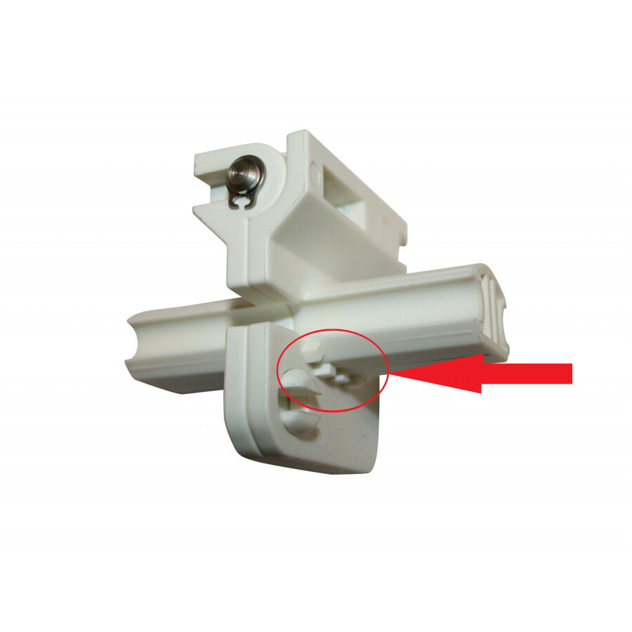 Scharnier R6/7 (uitvoering met ribbels)