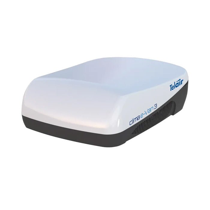 Telair Clima e-VAN 3 7400H compacte dakairco met warmtepomp - Barsema Recreatie Camper & Caravan Techniek