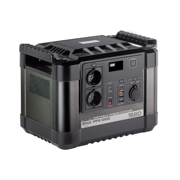 Telair PPS 1000 draagbaar powerstation - Barsema Recreatie Camper & Caravan Techniek