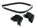 Wielhouder spanband + clip, 2 stuks